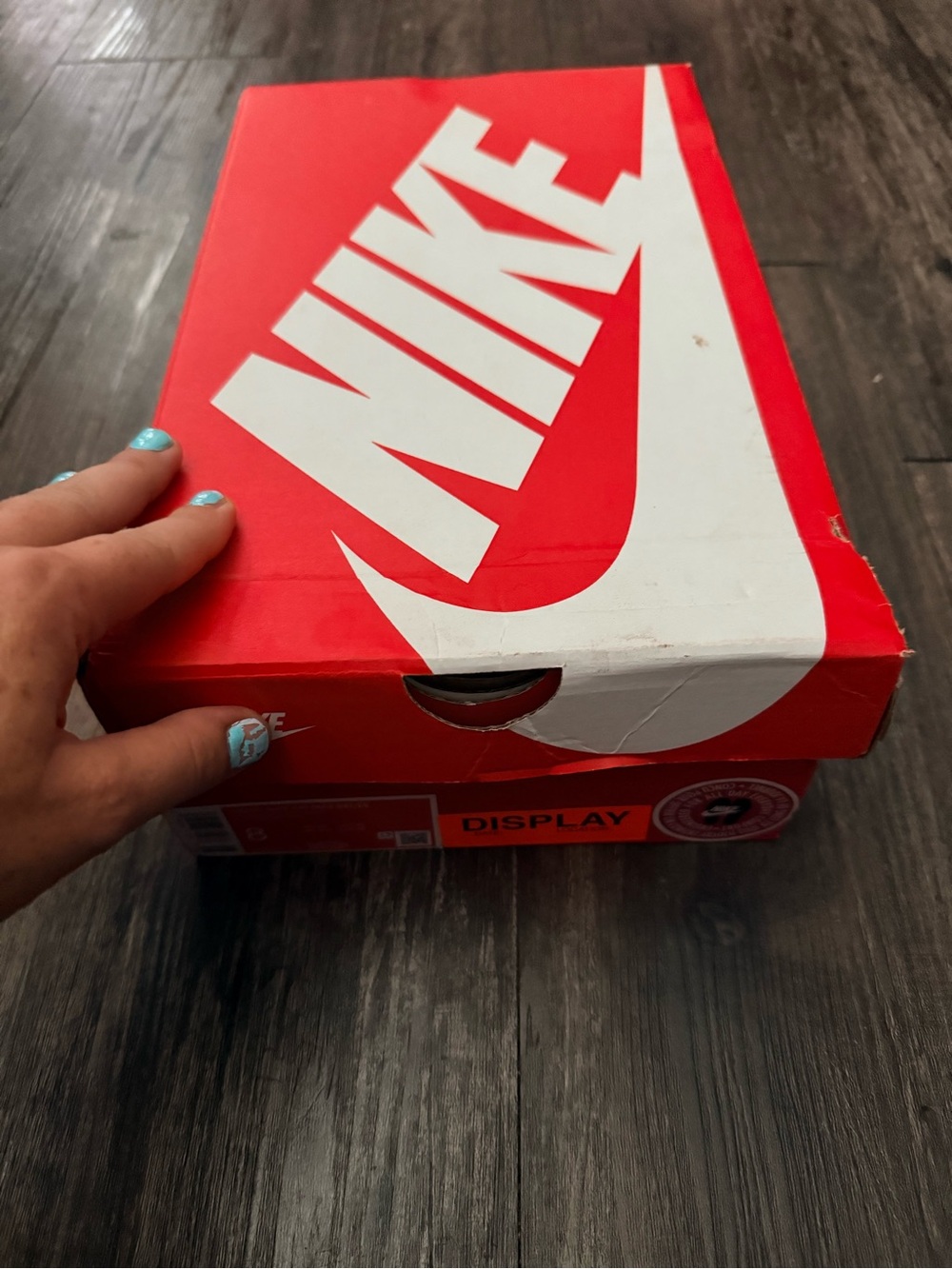 Nike women’s Shoe Box - Red with White Swoosh